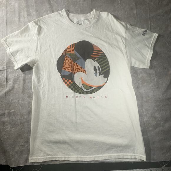 Men's Disney Collection By NEFF Retro Mickey Mouse Face White T-Shirt M - Picture 1 of 6